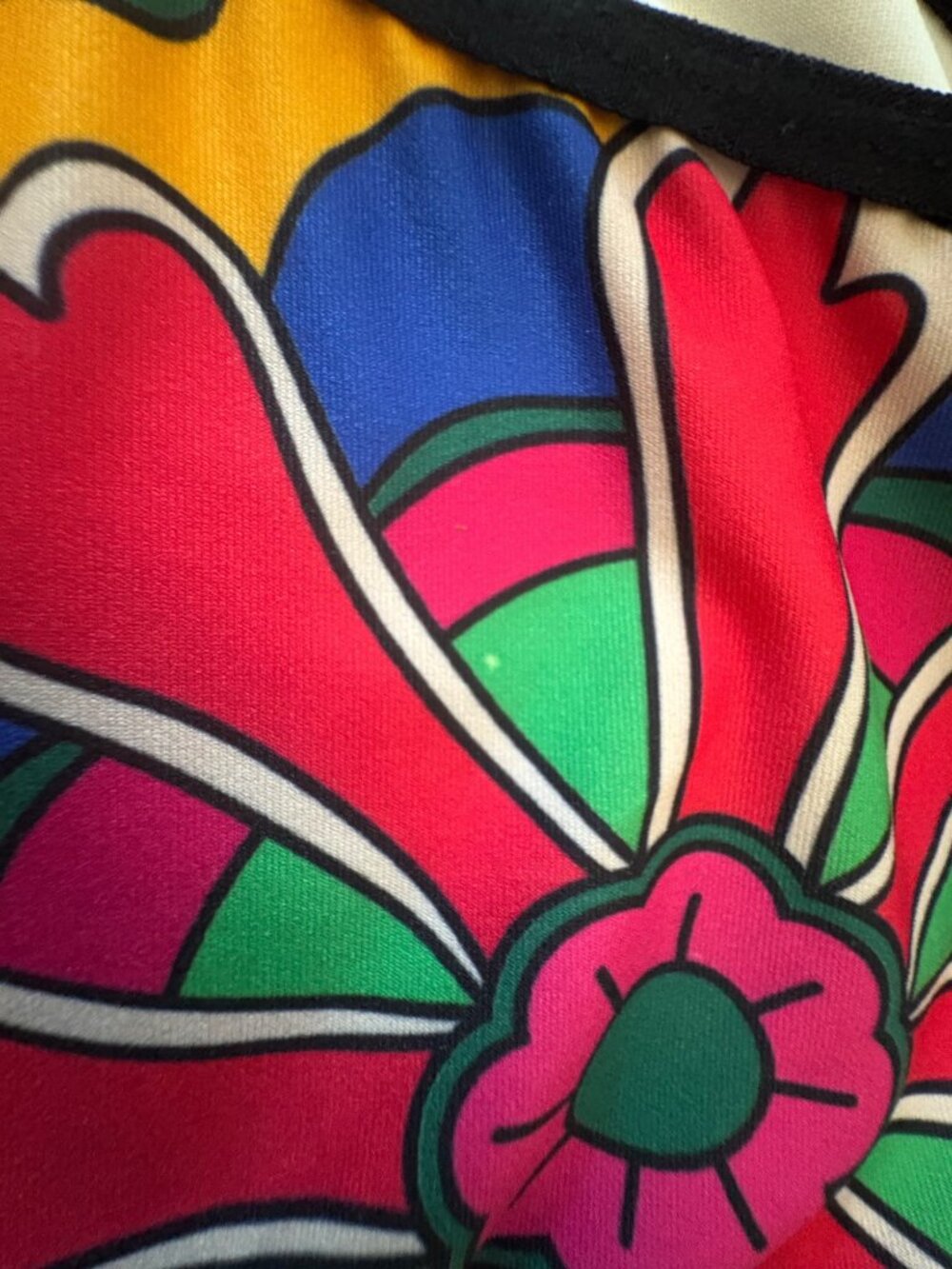 Y2K Looney Tunes Tweety Psychedelic Multicolor Racerback Festival Sports Bra 1X - Picture 8 of 10